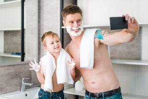 Father's Day Activities- shaving time