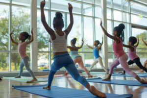 benefits of daycare - yoga